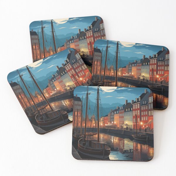 Item preview, Moments in Copenhagen's Port #1 designed and sold by Anuchartl.