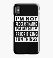 Procrastinating iPhone Case/Skin