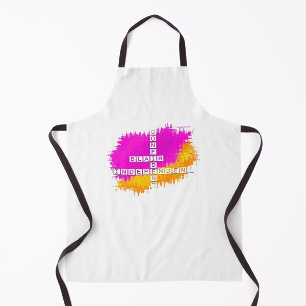 Item preview, Blair, Confident and Independent Crossword Pink Yellow designed and sold by words-my-art.