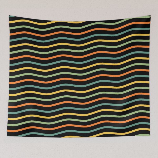 Item preview, Happy Chevron Jagged Lines Black Forever Seamless Pattern designed and sold by Alchemy-A-La-G.