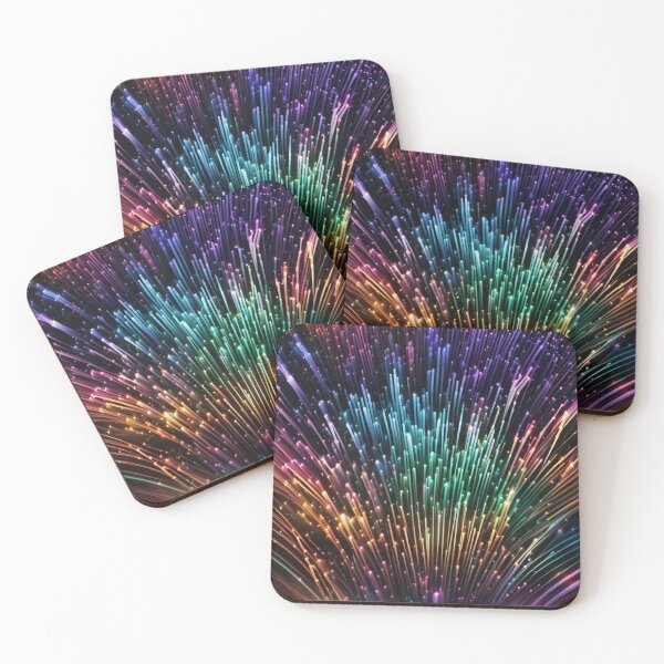Item preview, Abstract Colorful Fireworks Pattern designed and sold by calibrit.