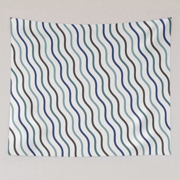 Item preview, Blue & Green Chevron Jagged Lines Forever Seamless Pattern designed and sold by Alchemy-A-La-G.