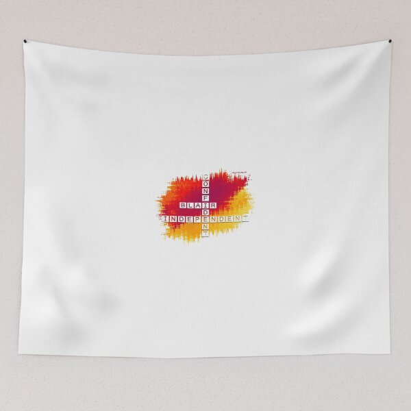 Item preview, Blair, Confident and Independent Crossword Red Yellow designed and sold by words-my-art.