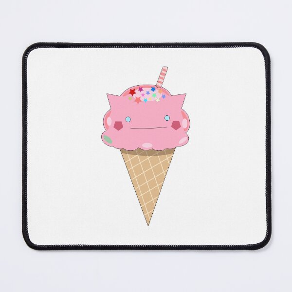 Item preview, Strawberry Rainbow smiley ice cream cat designed and sold by Greatbluewhale3.