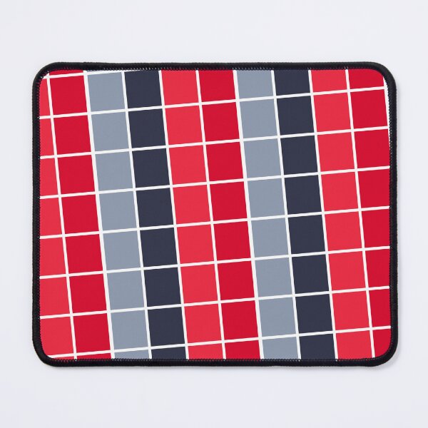 Item preview, Red Blocked Line Cubes Black Forever Seamless Pattern designed and sold by Alchemy-A-La-G.