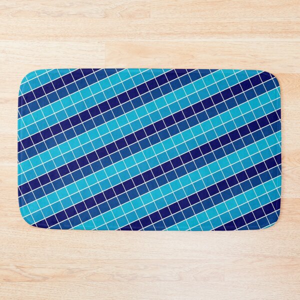 Item preview, Blued Blocked Line Cubes Black Forever Seamless Pattern designed and sold by Alchemy-A-La-G.