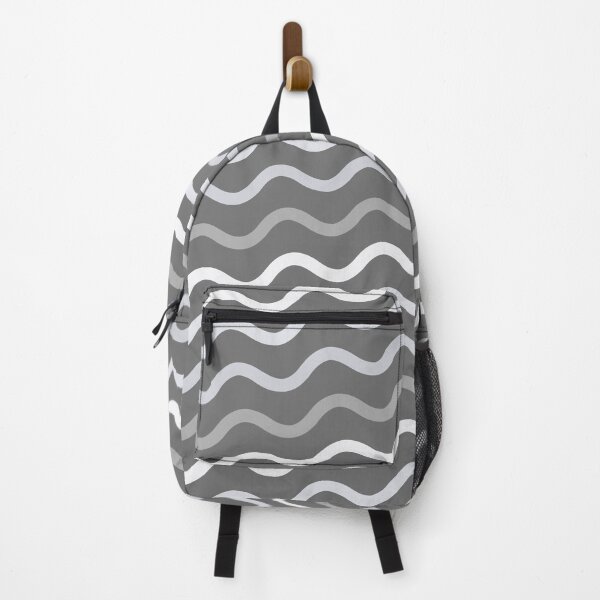 Item preview, White & Grey Waving Curve Lines Forever Seamless Pattern designed and sold by Alchemy-A-La-G.