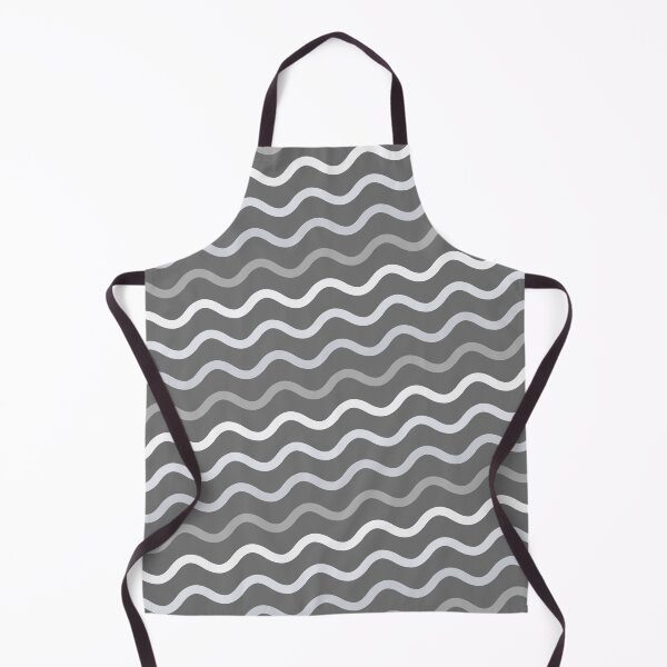 Item preview, White & Grey Waving Curve Lines Forever Seamless Pattern designed and sold by Alchemy-A-La-G.