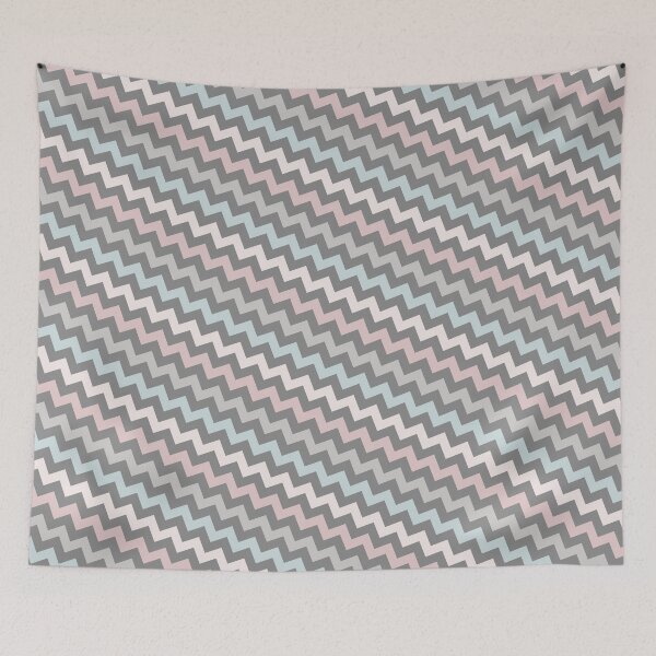Item preview, Pastel Pink Chevron Jagged Lines Forever Seamless Pattern designed and sold by Alchemy-A-La-G.
