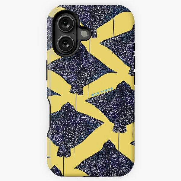 Easy Eagle Rays Sunshine Yellow iPhone Tough Case
