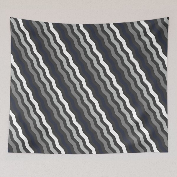 Item preview, Blue & Grey Chevron Jagged Lines Forever Seamless Pattern designed and sold by Alchemy-A-La-G.