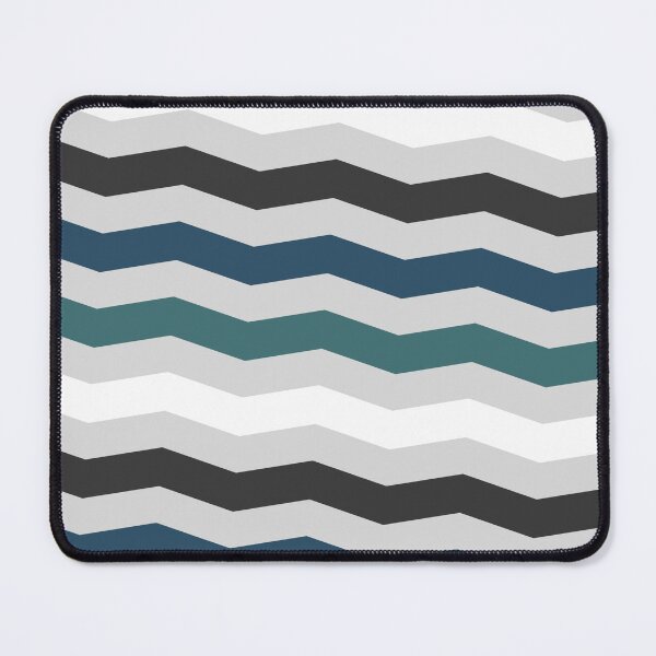 Item preview, Blue & Green Chevron Jagged Lines Forever Seamless Pattern designed and sold by Alchemy-A-La-G.