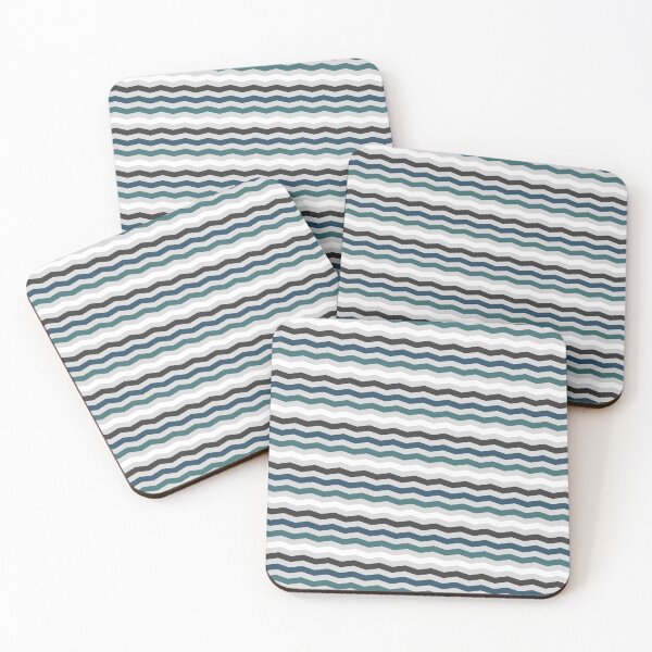 Item preview, Blue & Green Chevron Jagged Lines Forever Seamless Pattern designed and sold by Alchemy-A-La-G.