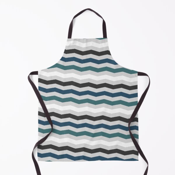 Item preview, Blue & Green Chevron Jagged Lines Forever Seamless Pattern designed and sold by Alchemy-A-La-G.