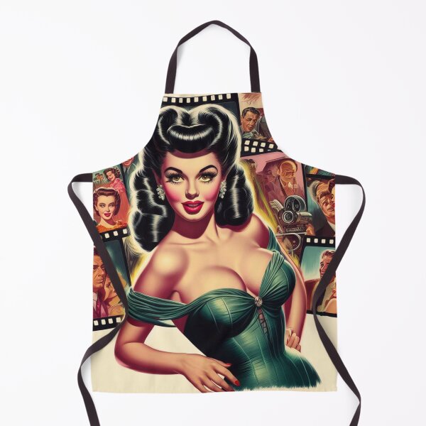 Item preview, Retro Cinema Pin-up designed and sold by PulpVintage.