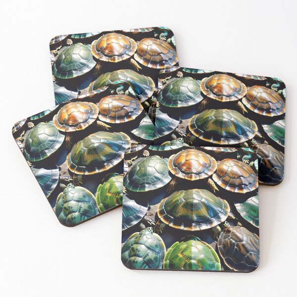 Item preview, Abstract Turtle Shell Pattern designed and sold by TheArtOfPat.