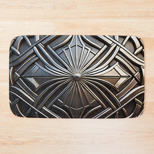 Item preview, Silver Art Deco Design 033 designed and sold by fleesphotos.