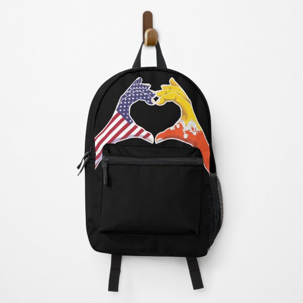 Item preview, Bhutan Bhutanese USA United States American America Love Heart Peace designed and sold by FlagX.