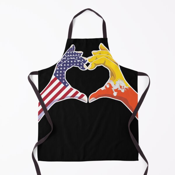 Item preview, Bhutan Bhutanese USA United States American America Love Heart Peace designed and sold by FlagX.