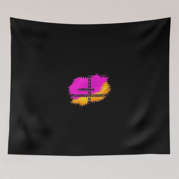 Item preview, Blair, Confident and Independent Crossword Pink Yellow designed and sold by words-my-art.