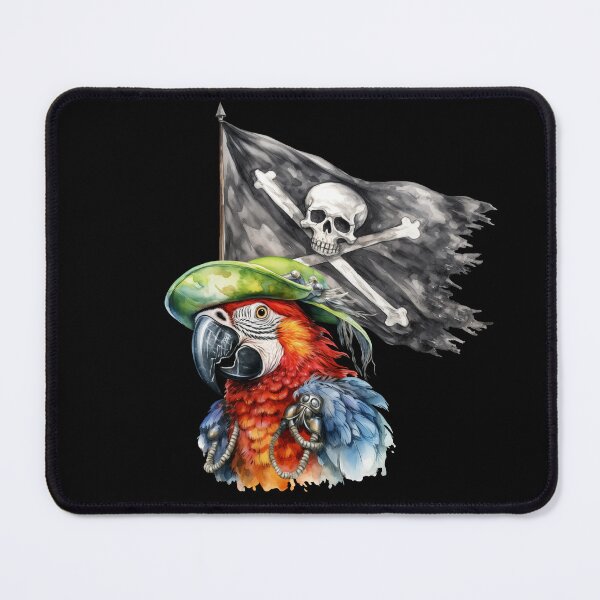 Item preview, Parrot with Pirate Flag designed and sold by Promoc.