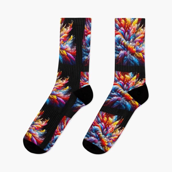Item preview, Colorful Feathers Composition with Fog " Colorful World Collection" designed and sold by Tamer ⭐⭐⭐⭐⭐.