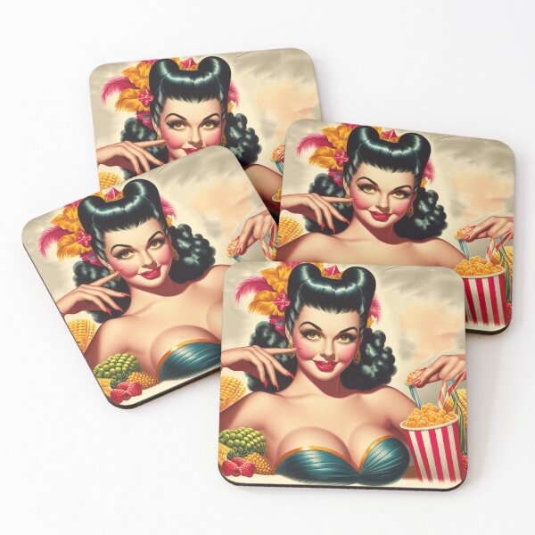 Item preview, Classic Pin-up Painting designed and sold by PulpVintage.
