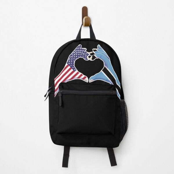 Item preview, Botswana Batswana USA United States American America Love Heart Peace designed and sold by FlagX.
