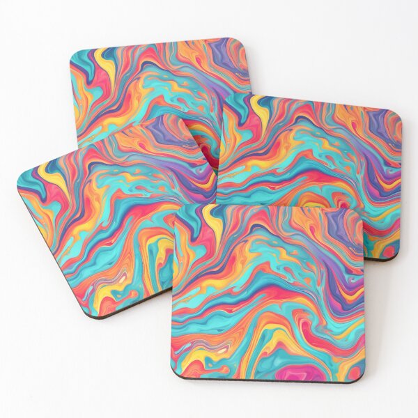 Item preview, Abstract Colorful Marbleized Pattern designed and sold by calibrit.