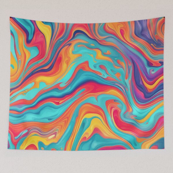 Item preview, Abstract Colorful Marbleized Pattern designed and sold by calibrit.