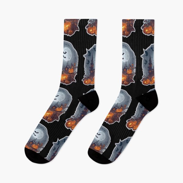 Item preview, pumpkin festival on a haunted night designed and sold by Carlos Gudino.