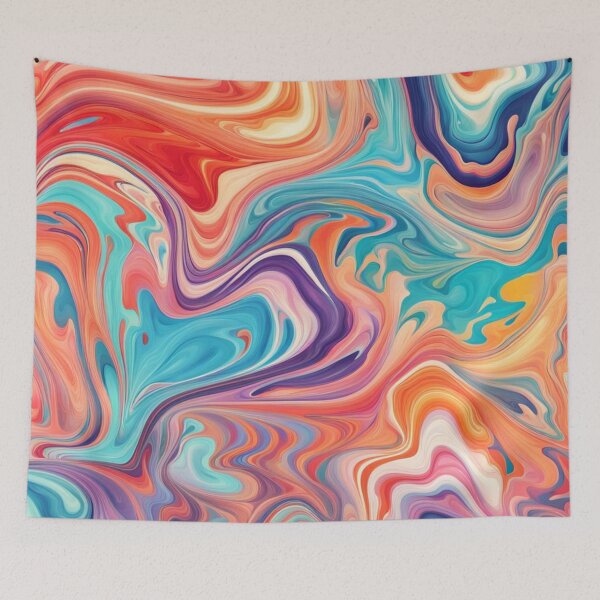 Item preview, Abstract Colorful Marbleized Pattern designed and sold by calibrit.
