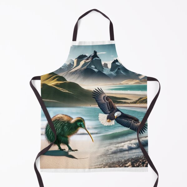 Item preview, Kiwi Eagle Two Worlds designed and sold by KapaiKiwi.