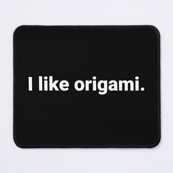 Item preview, I like origami. designed and sold by Text-based T-Shirts and Gifts.
