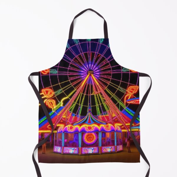 Item preview, Vintage Fairgrounds Neon Lights Ferriss Wheel designed and sold by TheDarkWardrobe.