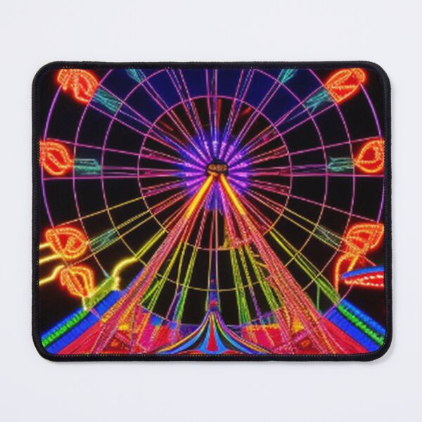 Item preview, Vintage Fairgrounds Neon Lights Ferriss Wheel  designed and sold by TheDarkWardrobe.