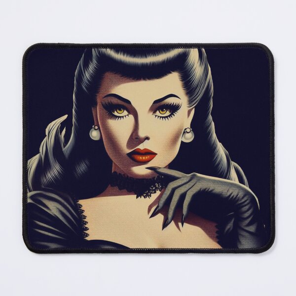 Item preview, Retro Goth Pin-up designed and sold by PulpVintage.