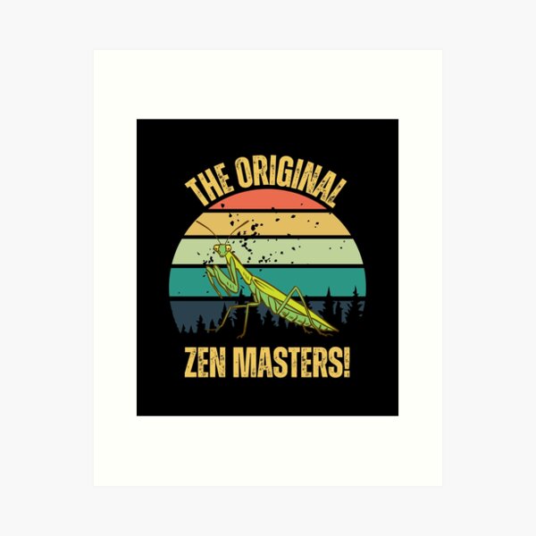 Item preview, Praying Mantis | Retro Sunset Praying Mantis| Mantis Vintage Retro Sunset | Praying Mantis Retro Sunset | Mantis designed and sold by AussieWonders.