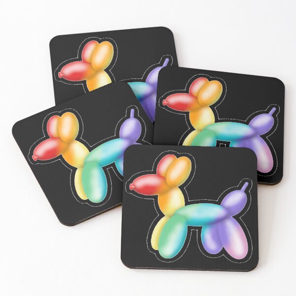 Item preview, Rainbow balloon dog designed and sold by JohnCarmichael.