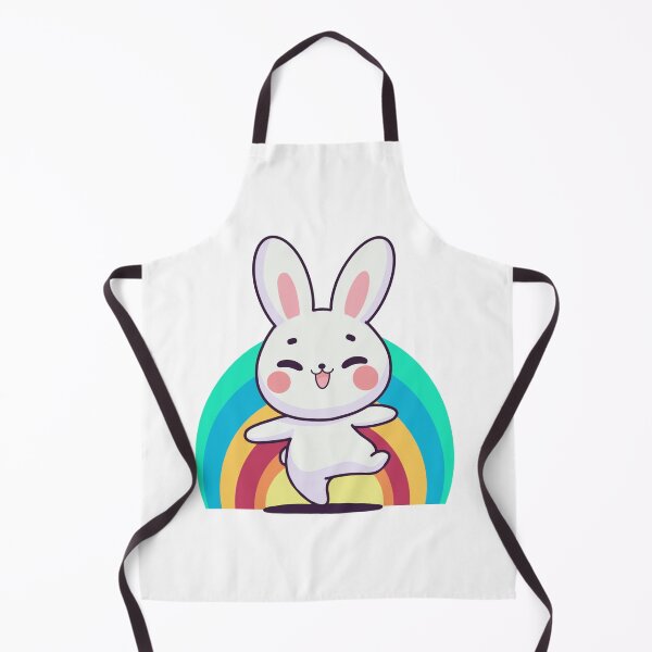 Item preview, Little rabbit dances cheerfully. designed and sold by atika-atk.