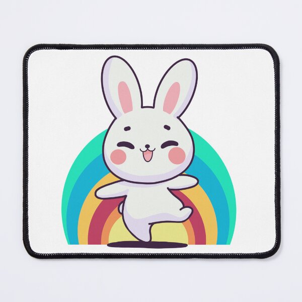 Item preview, Little rabbit dances cheerfully. designed and sold by atika-atk.