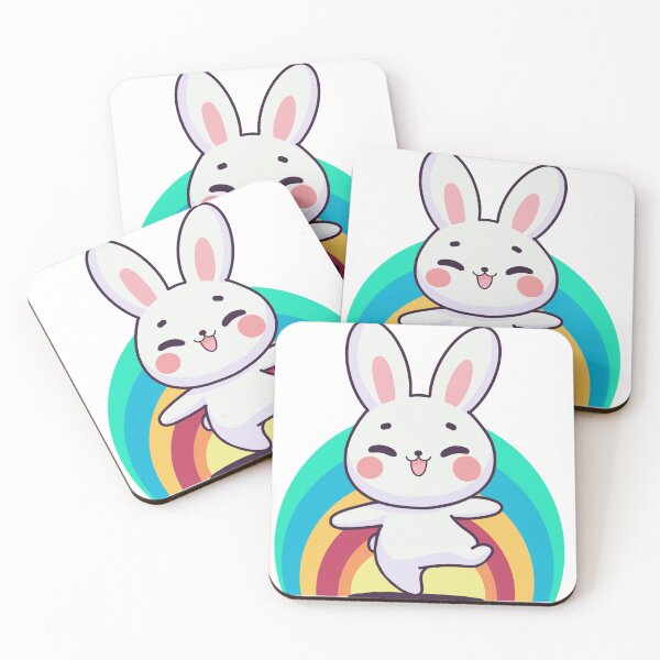 Item preview, Little rabbit dances cheerfully. designed and sold by atika-atk.