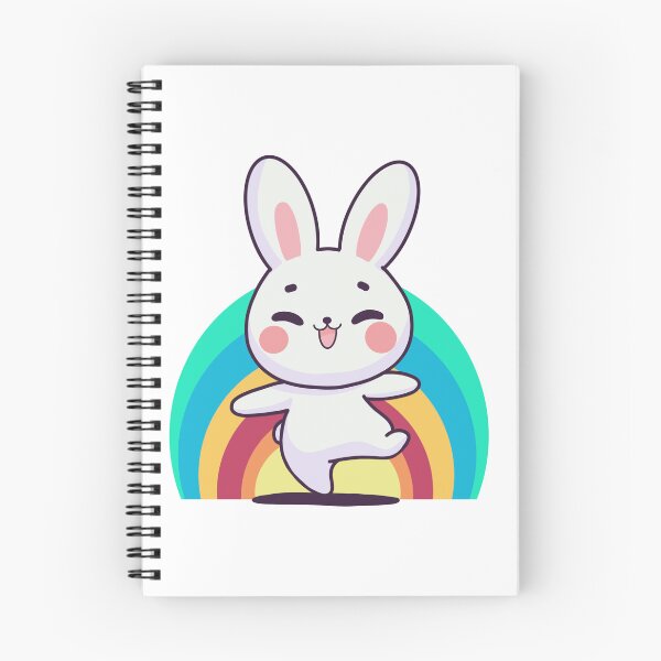 Item preview, Little rabbit dances cheerfully. designed and sold by atika-atk.