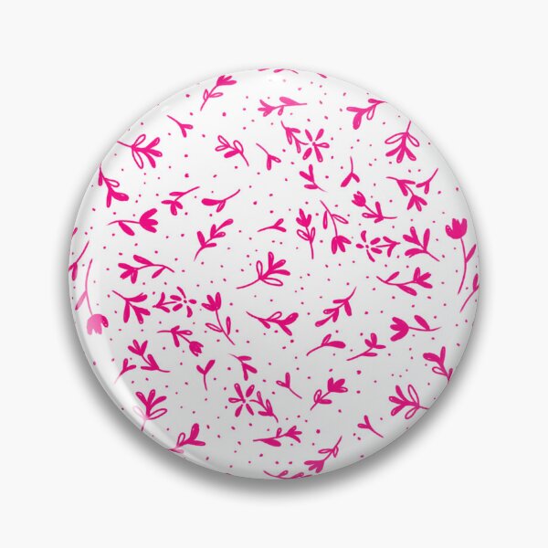 Item preview, Pink on White Floral Pattern designed and sold by Sarah Reed.