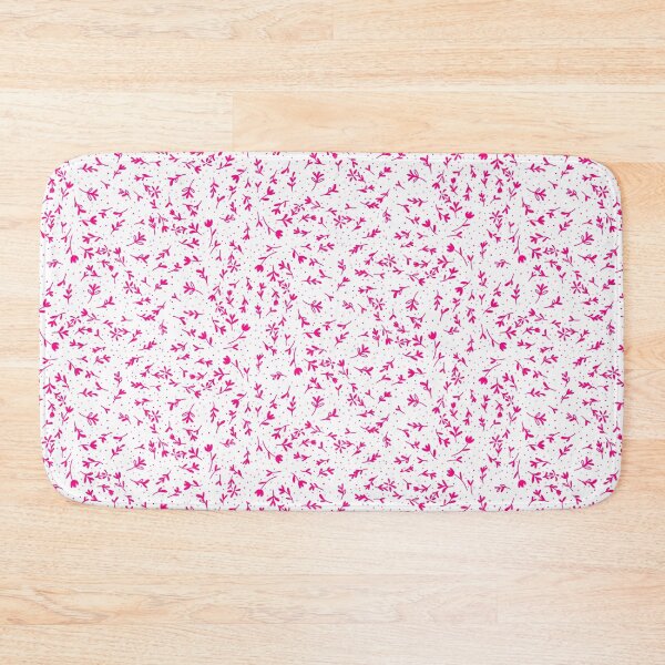 Item preview, Pink on White Floral Pattern designed and sold by Sarah Reed.
