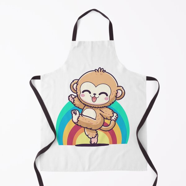 Item preview, Little Monkey dances cheerfully. designed and sold by atika-atk.