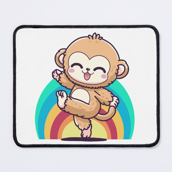Item preview, Little Monkey dances cheerfully. designed and sold by atika-atk.