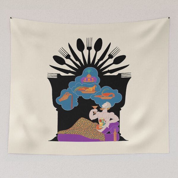 Item preview, Erté - The Seven Deadly Sins Suite, Gluttony designed and sold by elektronen.