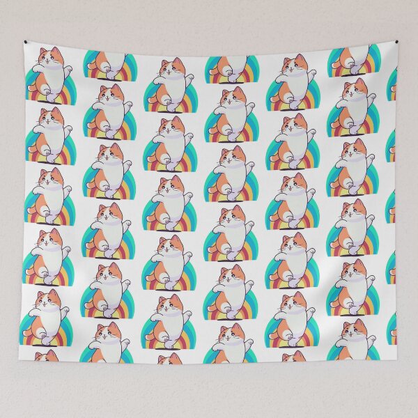 Item preview, Little cat dances cheerfully. designed and sold by atika-atk.