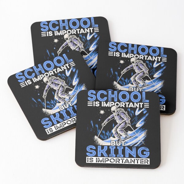 Item preview, Skiing Is Importanter Skiing Sports Lover Snow Ski Expert designed and sold by NovaGenArt.
